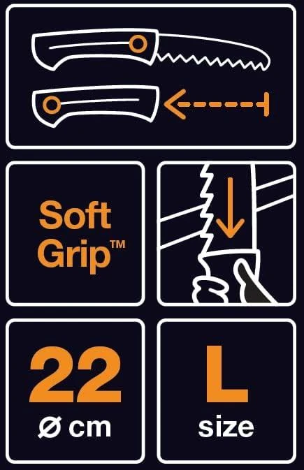 Fiskars Xtract™ sodo pjūklas (L) SW 75