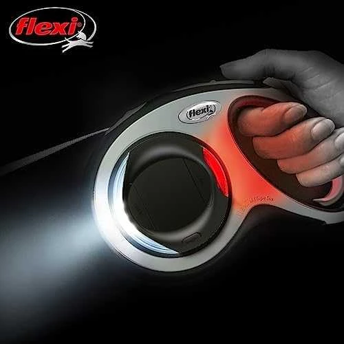FLEXI LED žibintuvėlis Akku su USB, juodas