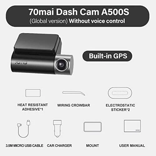 Vaizdo registratorius 70mai Dash Cam Pro Plus+ A500s