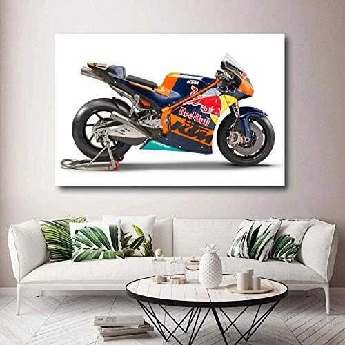 KTM Red Bull sportinis motociklas interjero paveiksle