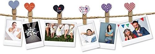 Nuotraukų rėmelis Fujifilm Instax dizaino klipai Hearts