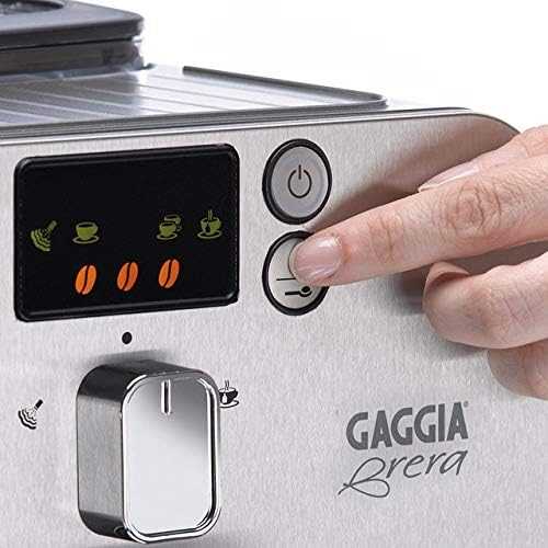 Kavos aparatas - Gaggia Brera RI9305/01 Visiškai Automatinis Juodas/Sidabrinis