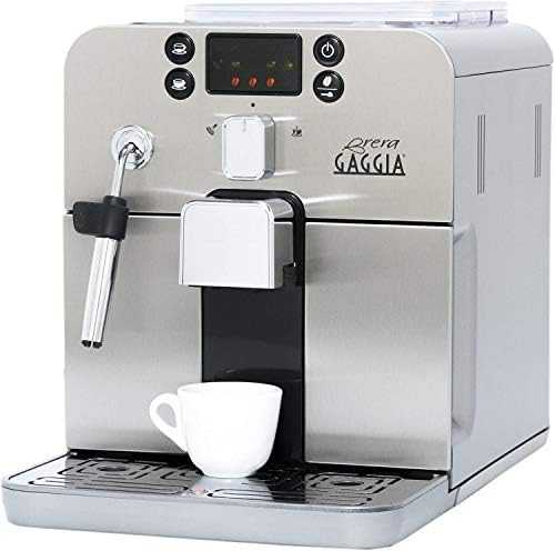 Kavos aparatas - Gaggia Brera RI9305/01 Visiškai Automatinis Juodas/Sidabrinis