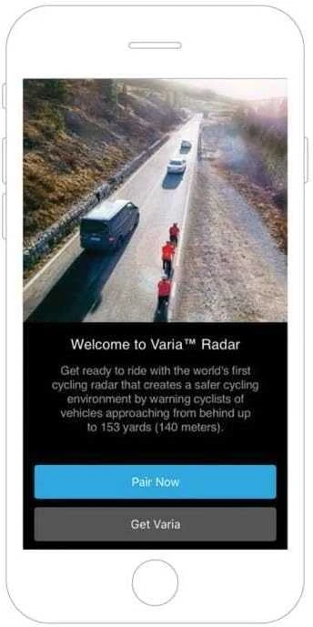 Dviračio radaras ir galinis žibintas Garmin Varia ™ RTL516