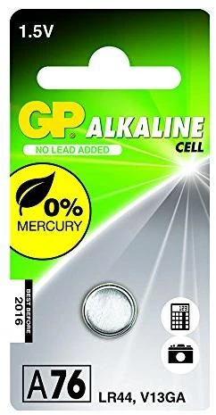 Baterija GP šarminė 76A-C1 / LR44 / LR1154 / AG13 / 102002