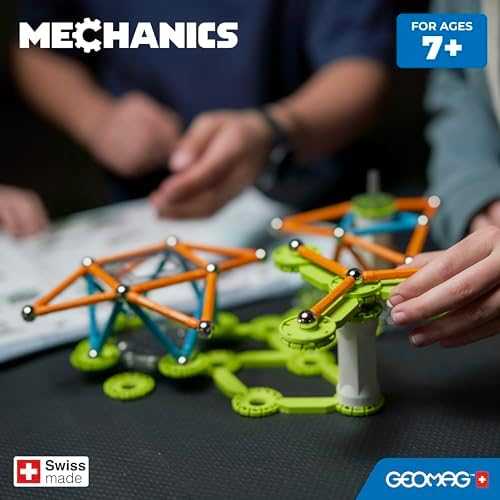 Trefl Geomag Magnetinis konstruktorius - Mechanika - Magnetiniai krumpliaračiai (160 vnt.)