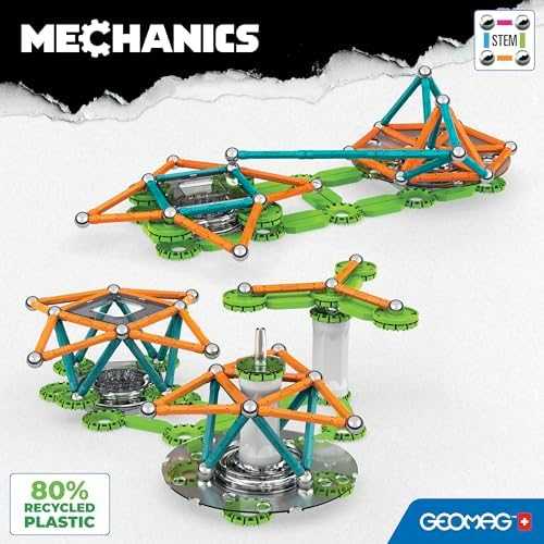 Trefl Geomag Magnetinis konstruktorius - Mechanika - Magnetiniai krumpliaračiai (160 vnt.)