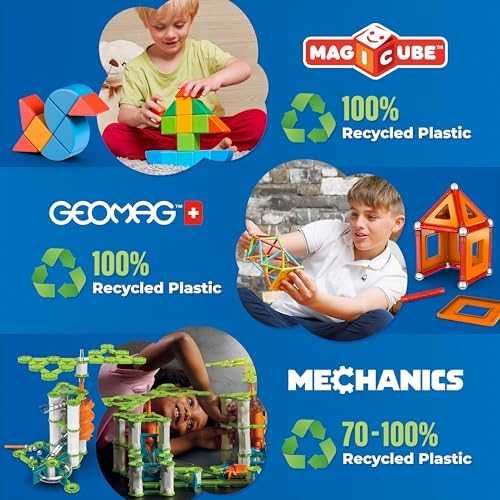 Trefl Geomag Magnetinis konstruktorius - Mechanika - Magnetiniai krumpliaračiai (160 vnt.)