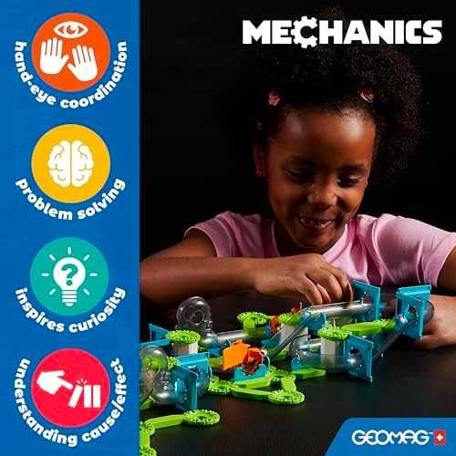 Trefl Geomag Magnetinis konstruktorius - Mechanika - Magnetiniai krumpliaračiai (160 vnt.)