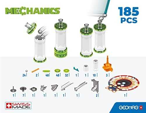 Trefl Magnetiniai blokeliai GEOMAG Mechanika Magnetiniai blokeliai 185 vnt. 185