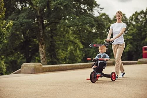 Daugiafunkcinis triratukas Globber Explorer Trike 4in1, raudonas, 632-102