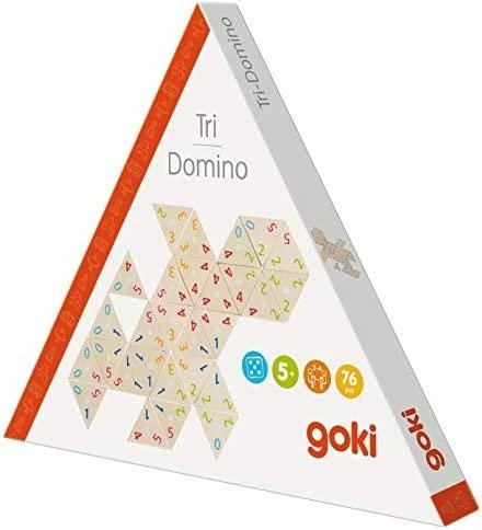 „Goki Wooden Dominoes“ matematikos trikampiai (246774)