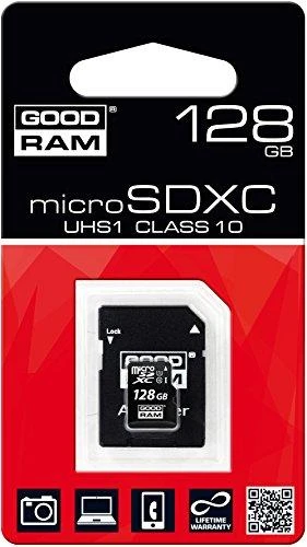 Atminties kortelė Atminties korta Goodram Micro SD 128Gb (class 10) + SD adapter