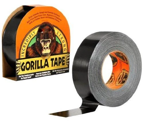 Gorilla Tape izoliacinė juosta juoda 4.77cm × 32m