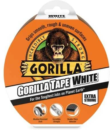 Gorilla Tape izoliacinė juosta balta 4.77cm × 27m 3044601 