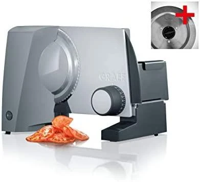 Graef G 52 Twin, Elektrinis, 2 cm, Pilkas, Aliuminis, Metalas, Plastikas, 140 mm, 22,5 cm