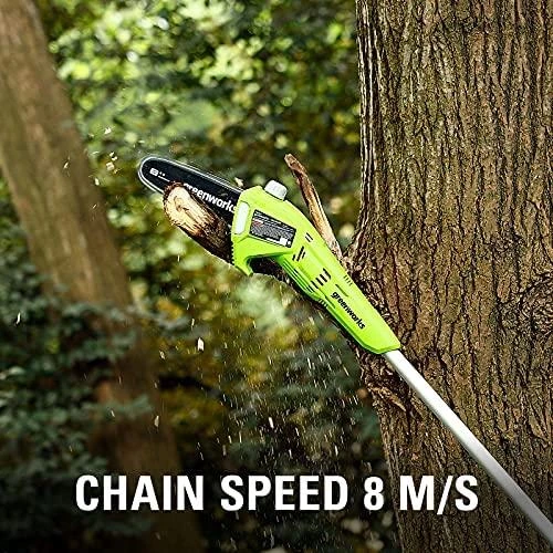 Greenworks Grandininė aukštapjovė G40PSF 20 cm, 40V, be akumuliatoriaus ir kroviklio