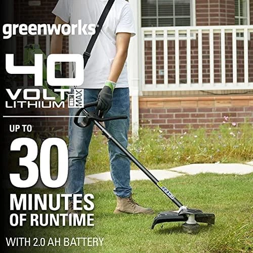 Greenworks žoliapjovė ir krūmapjovė GD40BC 40 cm 40V, be akumuliatoriaus ir kroviklio