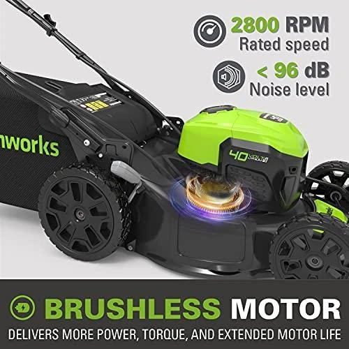 Akumuliatorinė savaeigė vejapjovė Greenworks GD40LM46SP (be akumuliatoriaus ir kroviklio)