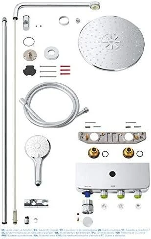 Grohe SmartControl Euphoria Duo 310 termostatinė dušo sistema, chromas