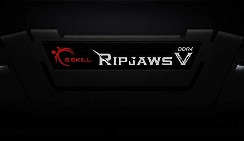 G.Skill Ripjaws V atminties modulis su firminiu logotipu