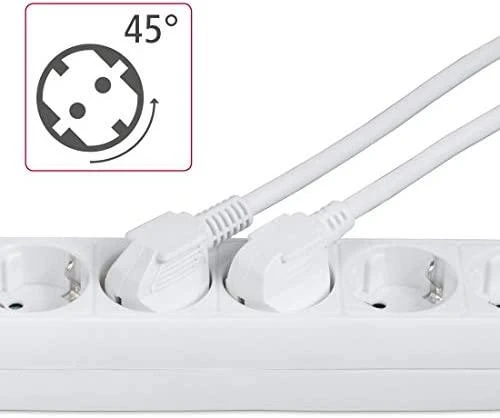 Hama 00108833 - 6 kintamosios srovės lizdas (-ai) - 230 V - 16 A - 3500 W - Baltas - Plastikas