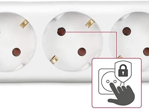 Hama 00108833 - 6 kintamosios srovės lizdas (-ai) - 230 V - 16 A - 3500 W - Baltas - Plastikas