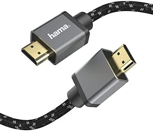 Hama HDMI 2.1 laidas su tinklelio apdaila
