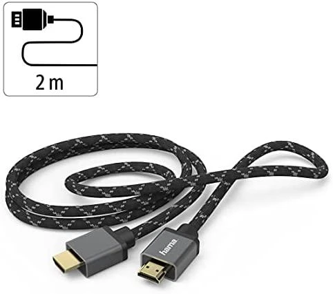 Hama HDMI 2.1 8K 2m, Premium, itin didelės spartos