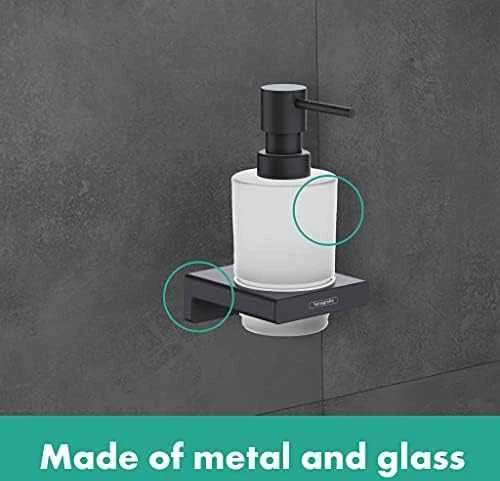 Skysto muilo dozatorius Hansgrohe AddStoris 41745670, juodas matinis