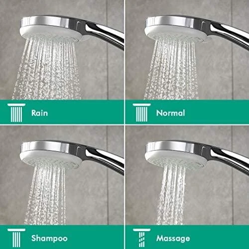 Hansgrohe „Croma 100 Vario“ rankinio dušo purkštuvas, chromuotas