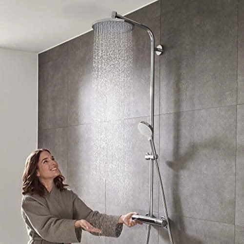 Dušo komplektas su termostatiniu maišytuvu Hansgrohe Crometta S 240 1jet EcoSmart, 27268000