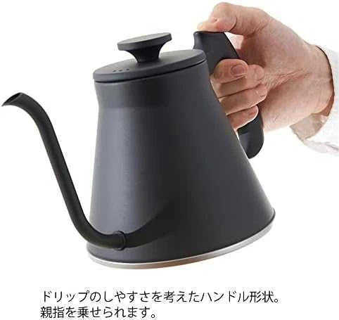 Hario Fit V60 Drip Virdulys Juodas - 1,2l
