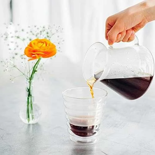 Hario V60 stiklinis kavos ruošimo rinkinys
