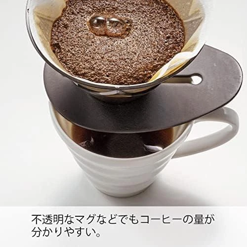 Hario - V60 Plastic One Pour Dripper MUGEN - Juodas