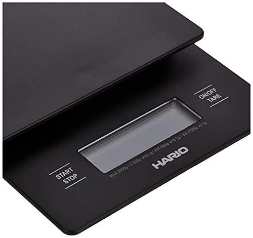 Virtuvinės svarstyklės Drip scale Hario V60 Juodas