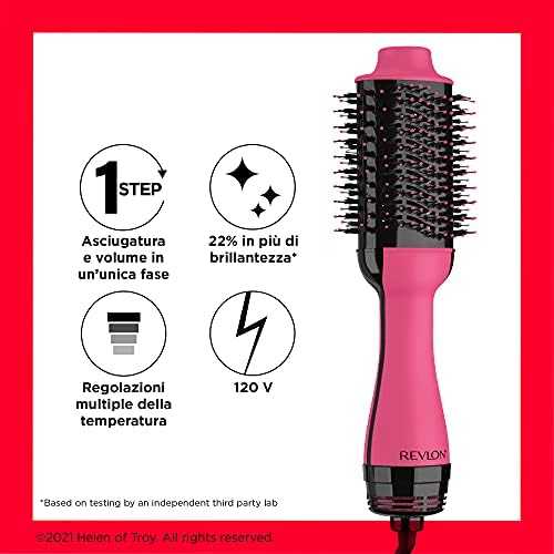 Plaukų formavimo šukos Revlon RVDR5222E Juoda, rožinė