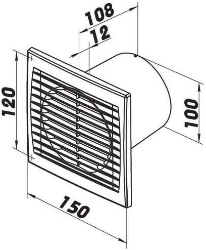 Vents Orlaidės Buitinis ventiliatorius f