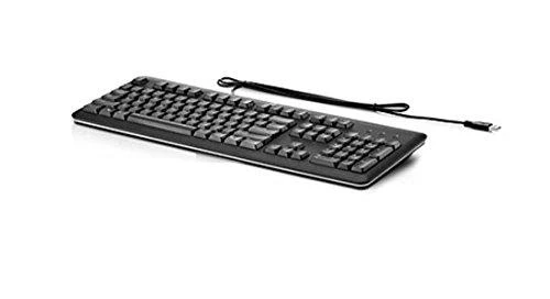 Hewlett Packard (HP) HP Klaviatūra su USB jungtimi (2013 juodas design) - ENG – EOL – Replacement 266C9AA