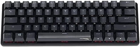 Mechaninė Žaidimų klaviatūra HyperX Alloy Origins 60, HyperX Red - Linear Switch, US išdėstymas