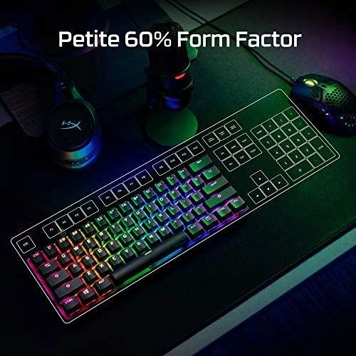 Mechaninė Žaidimų klaviatūra HyperX Alloy Origins 60, HyperX Red - Linear Switch, US išdėstymas