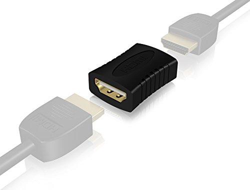 Icy Box AV adapteris HDMI – HDMI juodas (31604)