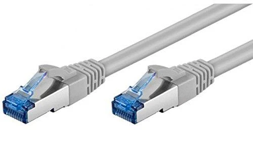 INTELLINET CAT6a S/FTP tinklo kabelis LSZH, 0,5 m, pilkas, 317092