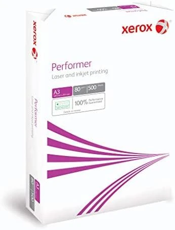 Xerox Performer Baltas Paper - A3, 80 gsm kopijavimo popierius Balta
