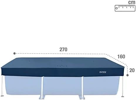 Dengiamasis brezentinis kilimėlis 2,6x1,6 m rėminiam baseinui Intex 28036