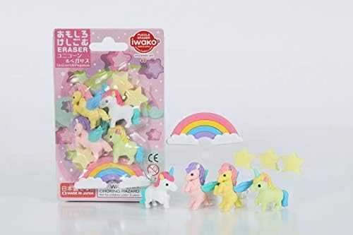 IWAKO trintukų- dėlionių rinkinys "Unicorn & Pegasus" ER-BRI067