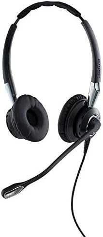 Jabra Biz 2400 II QD Duo NC Wideband Balanced Laidinės ausinės, QD, Juoda