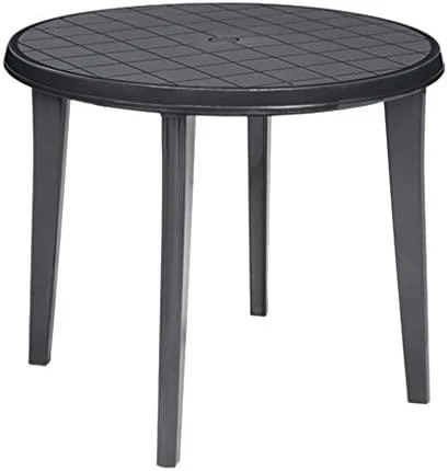 Keter Curver Kreivės stalas Lisa Graphite 90 cm