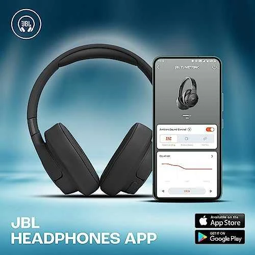 Belaidės ausinės JBL Tune 770NC, Juodos