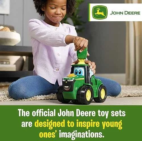 Tomy John_Deere Žaislinis traktorius John Deere KEY N GO JOHNNY 47500